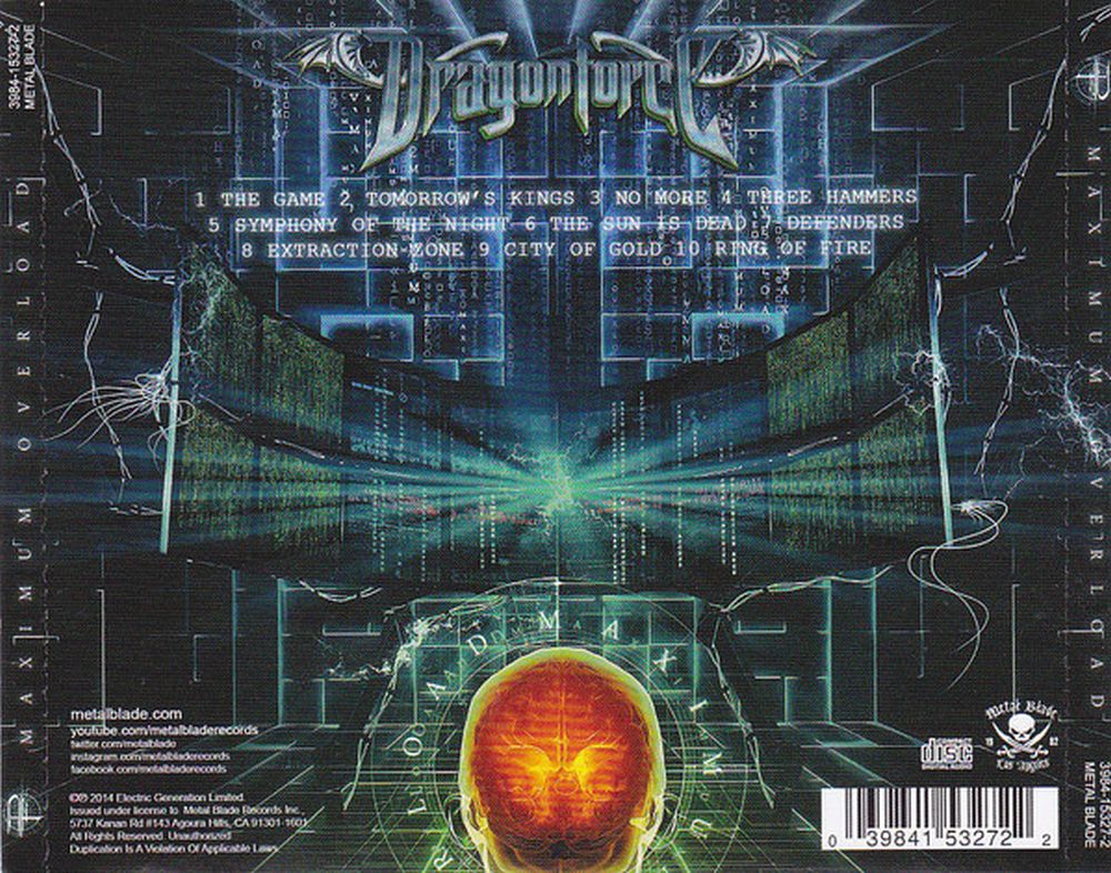 Dragonforce - Maximum Overload - CD - New - Image 2