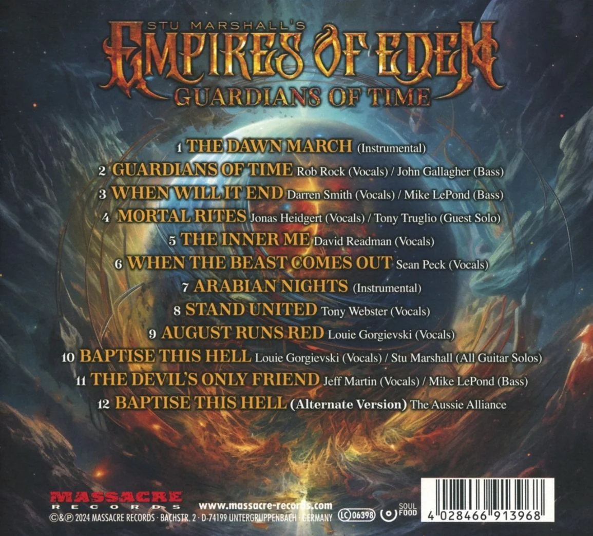 Empires Of Eden - Guardians Of Time (digipak with bonus track) - CD - New - Image 2