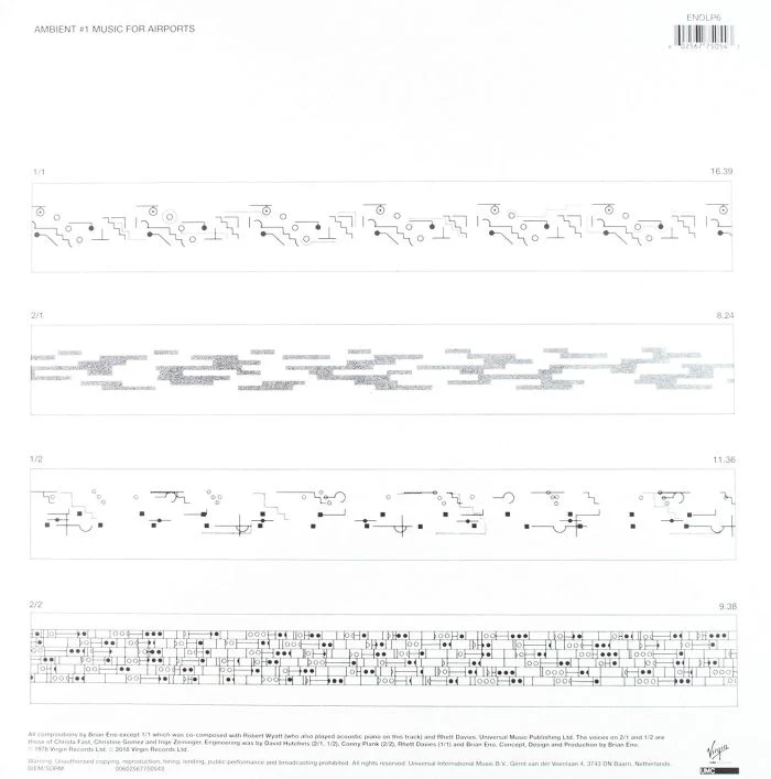 Eno, Brian - Ambient 1: Music For Airports (2018 reissue) - Vinyl - New - Image 2