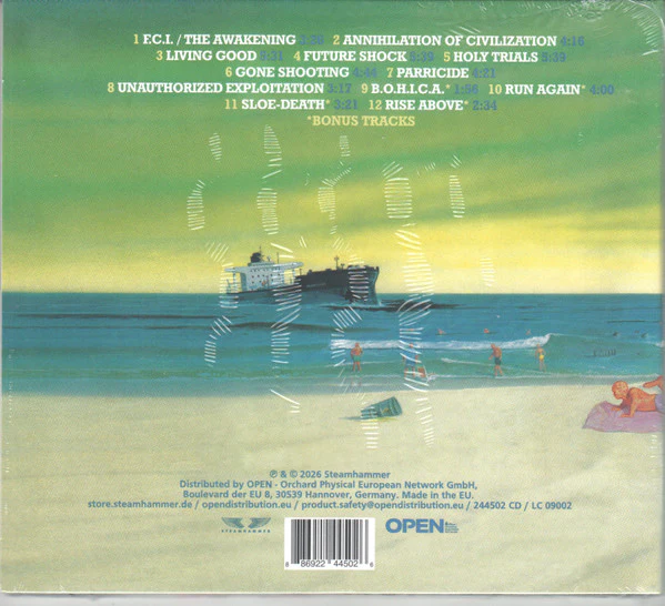 Evildead - Annihilation Of Civilization (2026 reissue with 4 bonus tracks) - CD - New - Image 2