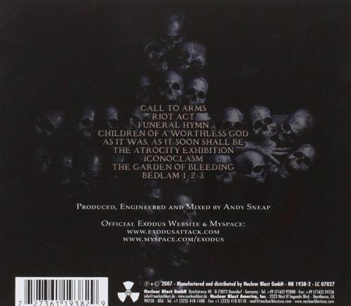 Exodus - Atrocity Exhibition, The - Exhibit A - CD - New - Image 2