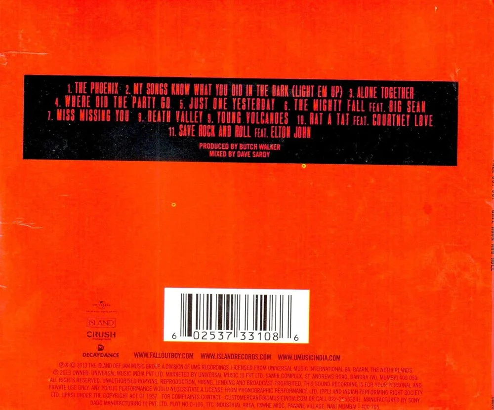 Fall Out Boy - Save Rock And Roll - CD - New - Image 2