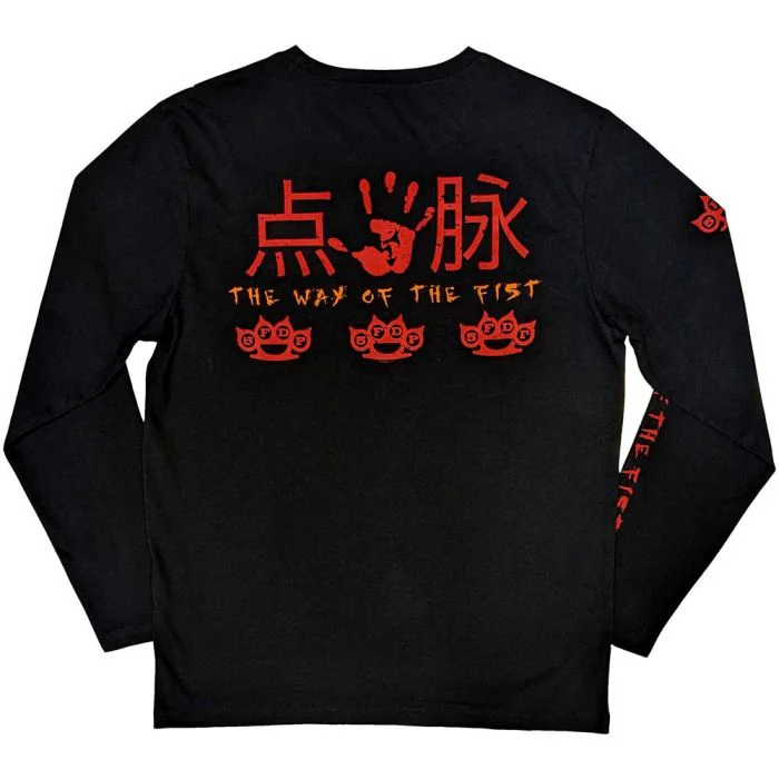 Five Finger Death Punch - Way Of The Fist Long Sleeve Black Shirt - 100% Official Merchandise - Image 3