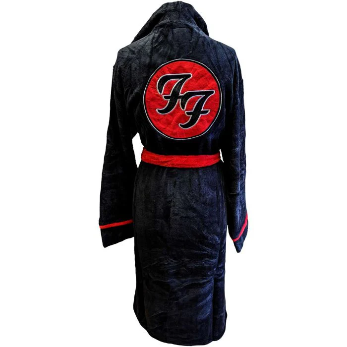 Foo Fighters - FF Round Logo Bathrobe Dressing Gown - Image 3