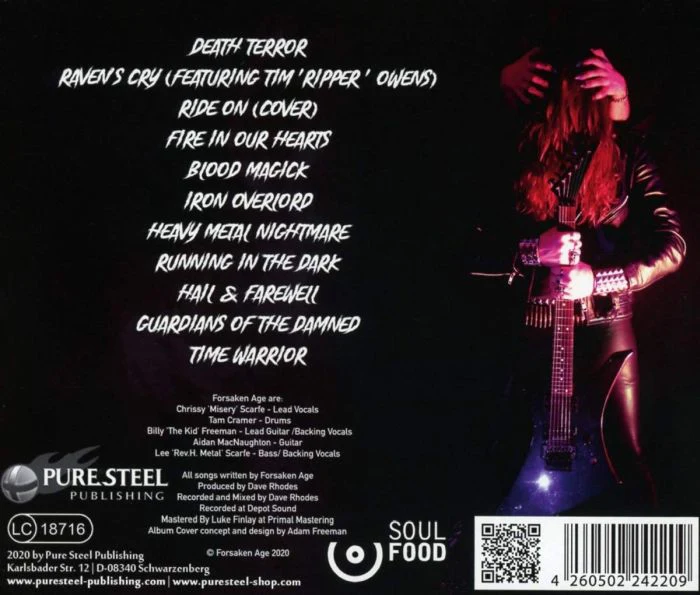 Forsaken Age - Heavy Metal Nightmare - CD - New - Image 2