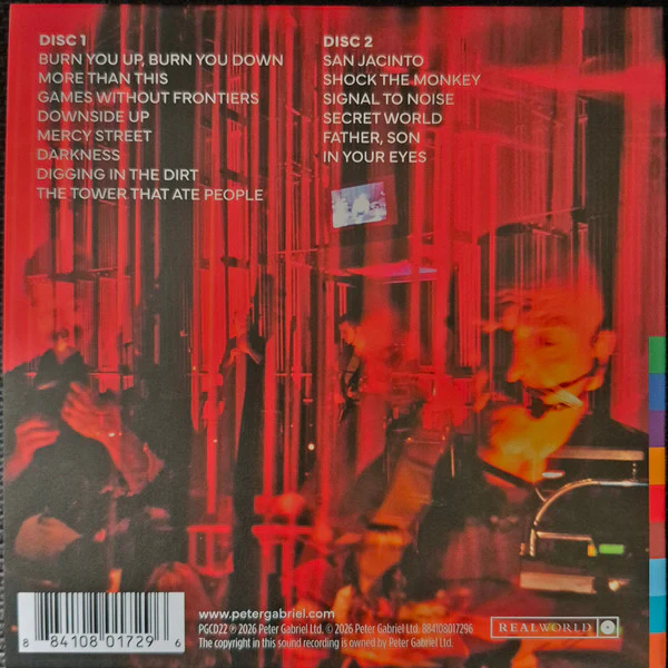 Gabriel, Peter - In The Big Room: Live At Real World Studios 2003 (2CD) - CD - New - Image 2