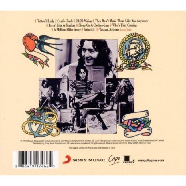 Gallagher, Rory - Tattoo (2018 reissue w. bonus track) - CD - New - Image 2