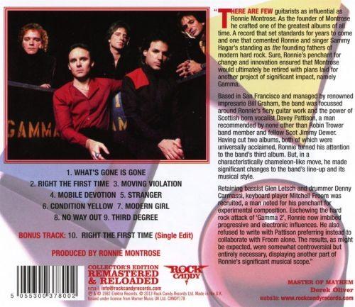 Gamma - Gamma 3 (Rock Candy rem. w. bonus track) - CD - New - Image 2
