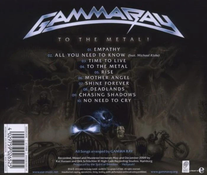 Gamma Ray - To The Metal! - CD - New - Image 2