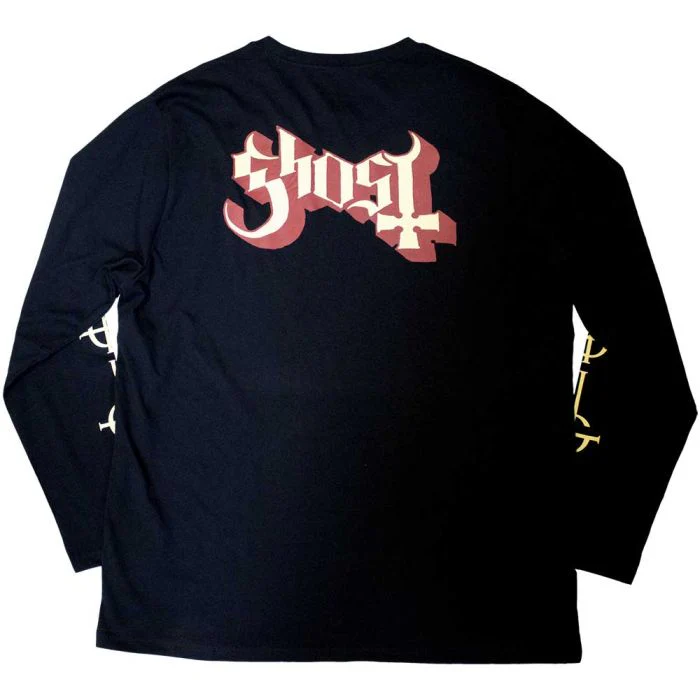 Ghost - Papa & Radient Ghouls Long Sleeve Black Shirt - 100% Official Merchandise - Image 3