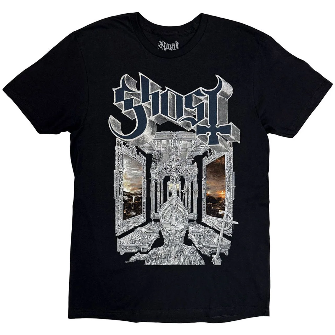 Ghost - Skeleta Album Cover Euro Tour Black Shirt - 100% Official Merchandise - Image 2