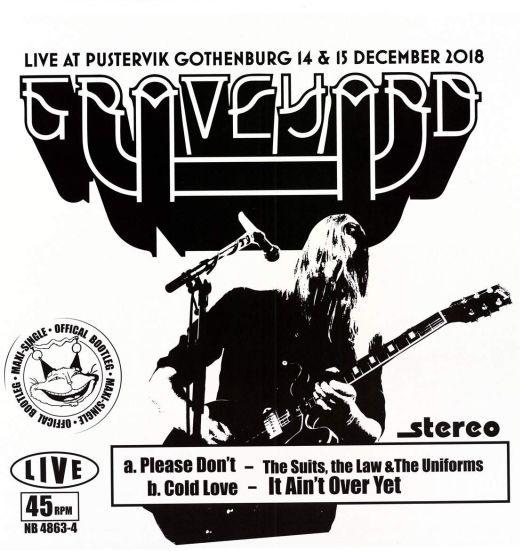 Graveyard - Live At Pustervik Gothenburg 14 And 15 December 2018 (Ltd. Ed. Clear Vinyl 12 Inch EP) - Vinyl - New - Image 2