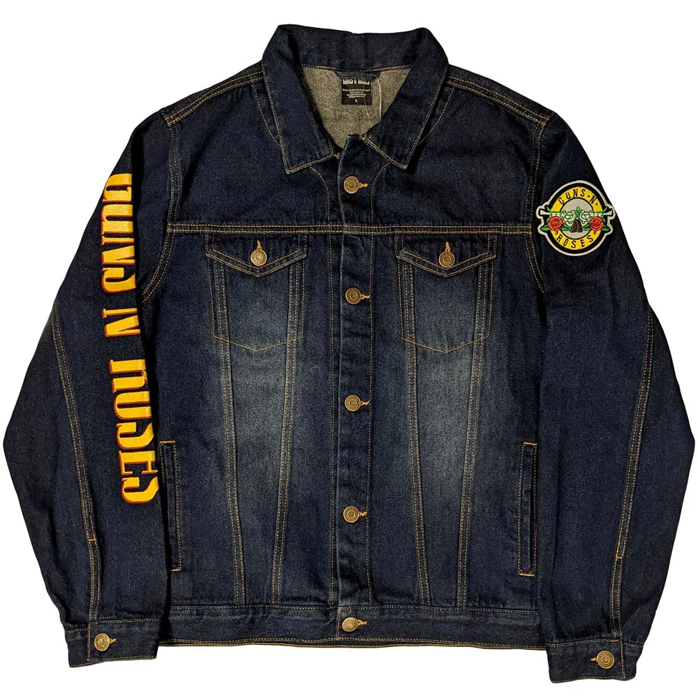 Guns N Roses - Appetite For Destruction Washed Denim Jacket - Image 2