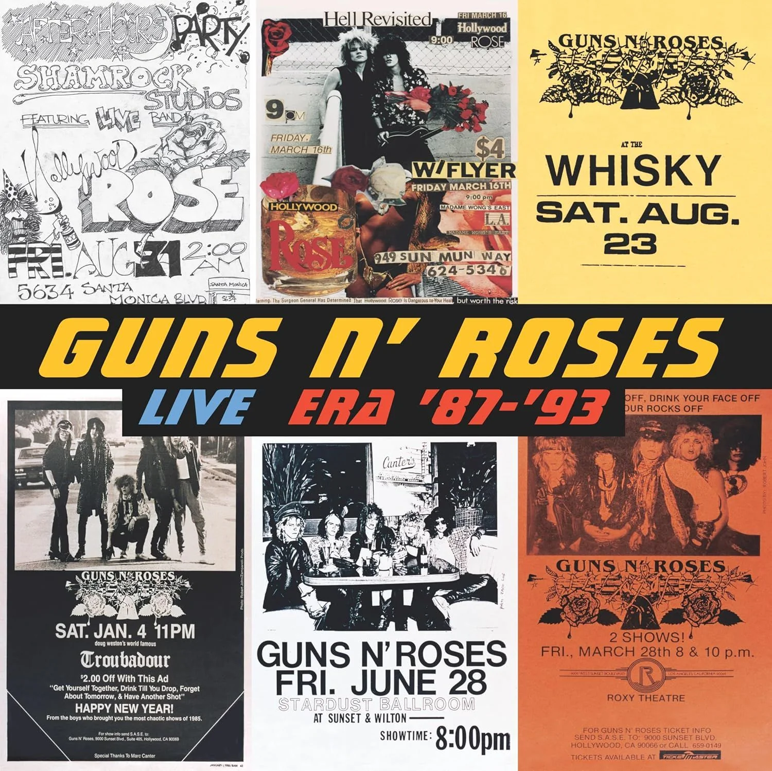 Guns N' Roses - Live Era '87-'93 (2025 180g 4LP Box Set remastered reissue) - Vinyl - New - Image 2