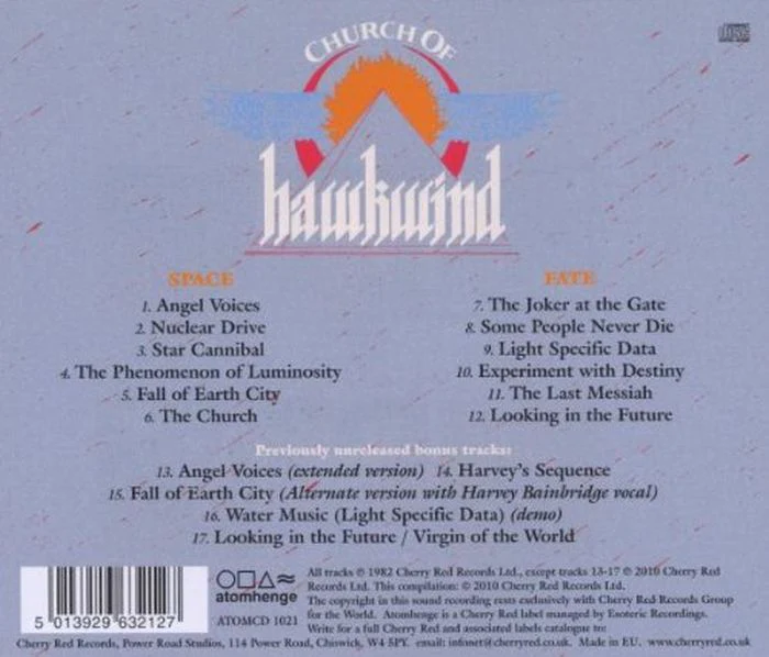 Hawkwind - Church Of Hawkwind (2010 reissue with 5 bonus tracks) - CD - New - Image 2