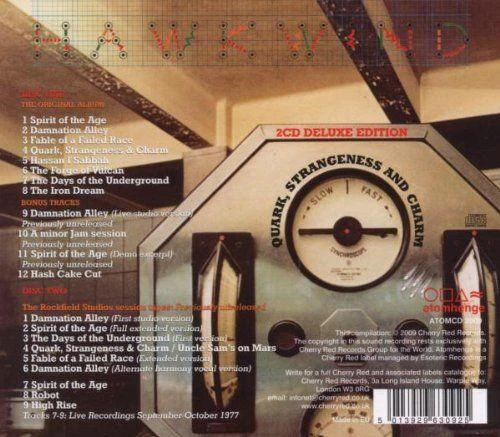 Hawkwind - Quark, Strangeness And Charm (2CD Exp. Ed.) - CD - New - Image 2