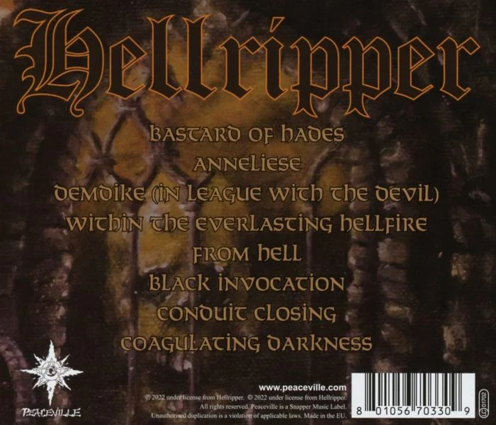 Hellripper - Coagulating Darkness (2022 reissue) - CD - New - Image 2