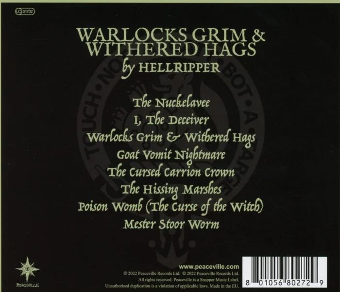 Hellripper - Warlocks Grim & Withered Hags - CD - New - Image 2