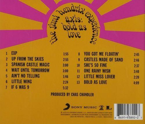 Hendrix, Jimi - Axis Bold As Love - CD - New - Image 2