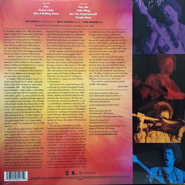 Hendrix, Jimi - Winterland (2026 Reissue) - Vinyl - New - Image 2