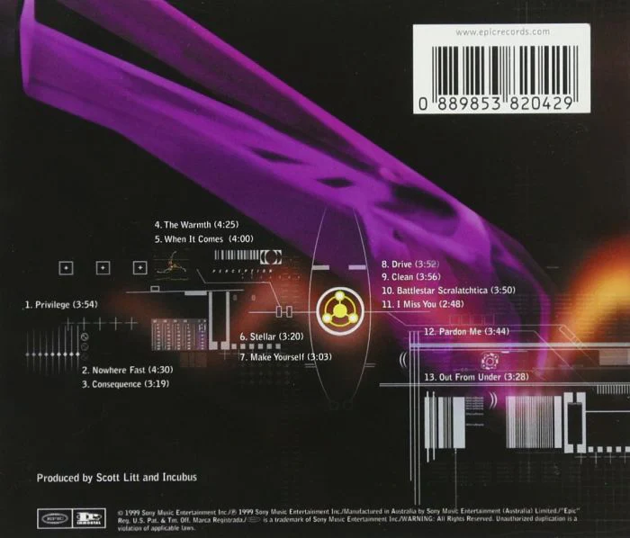 Incubus - Make Yourself - CD - New - Image 2