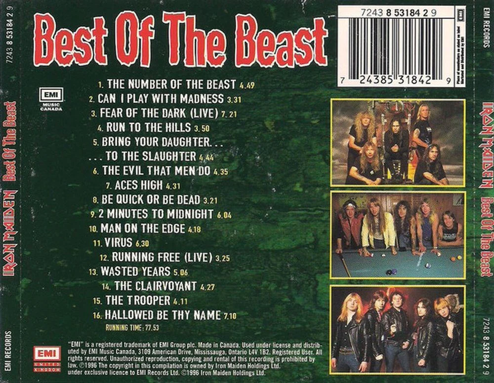 Iron Maiden - Best Of The Beast (Arg. Imp.) - CD - New - Image 2