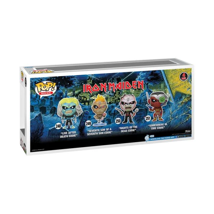 Iron Maiden - Eddie US Exclusive Glow Pop! Vinyl 4-Pack (Series 2) - Image 3