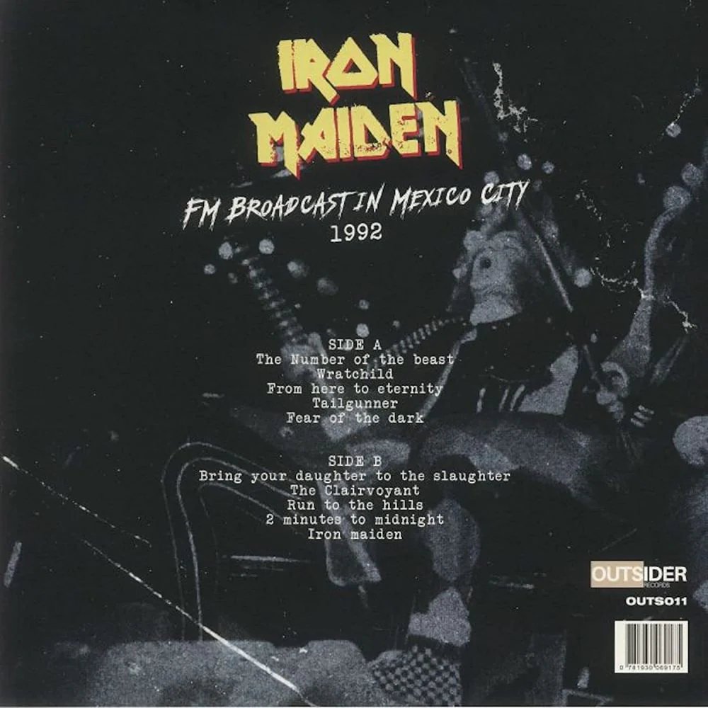 Iron Maiden - From Here To Mexico - FM Broadcast In Mexico City 1992 (Ltd. Ed. Clear vinyl) - Vinyl - New - Image 2