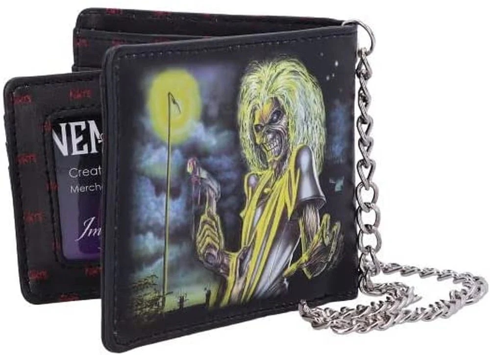 Iron Maiden - Killers - Bi-Fold Wallet with Chain - Leather - Image 4