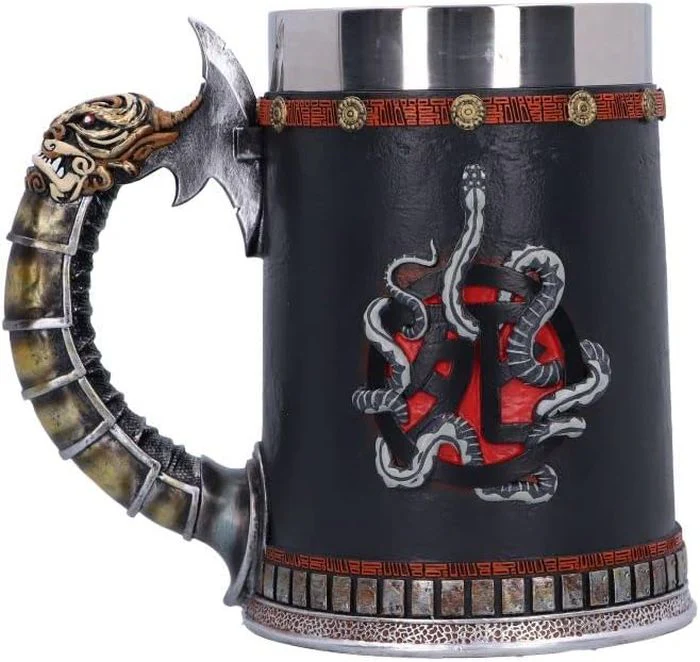 Iron Maiden - Tankard Senjutsu - Pint (560ml) 14.5cm high quality resin cast w. removable stainless steel insert - Image 4