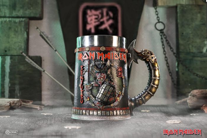 Iron Maiden - Tankard Senjutsu - Pint (560ml) 14.5cm high quality resin cast w. removable stainless steel insert - Image 5