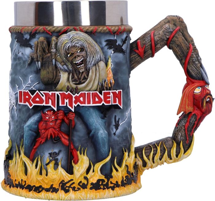 Iron Maiden - Tankard The Number Of The Beast - Pint (560ml) 14.5cm high quality resin cast w. removable stainless steel insert) - Image 3
