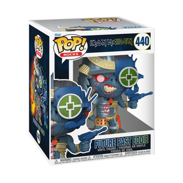 Iron Maiden - The Future Past Eddie 6.8" SUPER Pop! Vinyl - Image 2