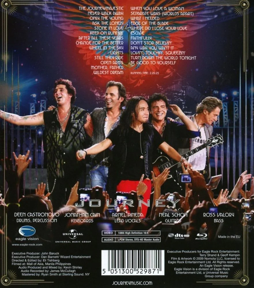 Journey - Live In Manila (2016 reissue) (RA/B/C) - Blu-Ray - Music - Image 3