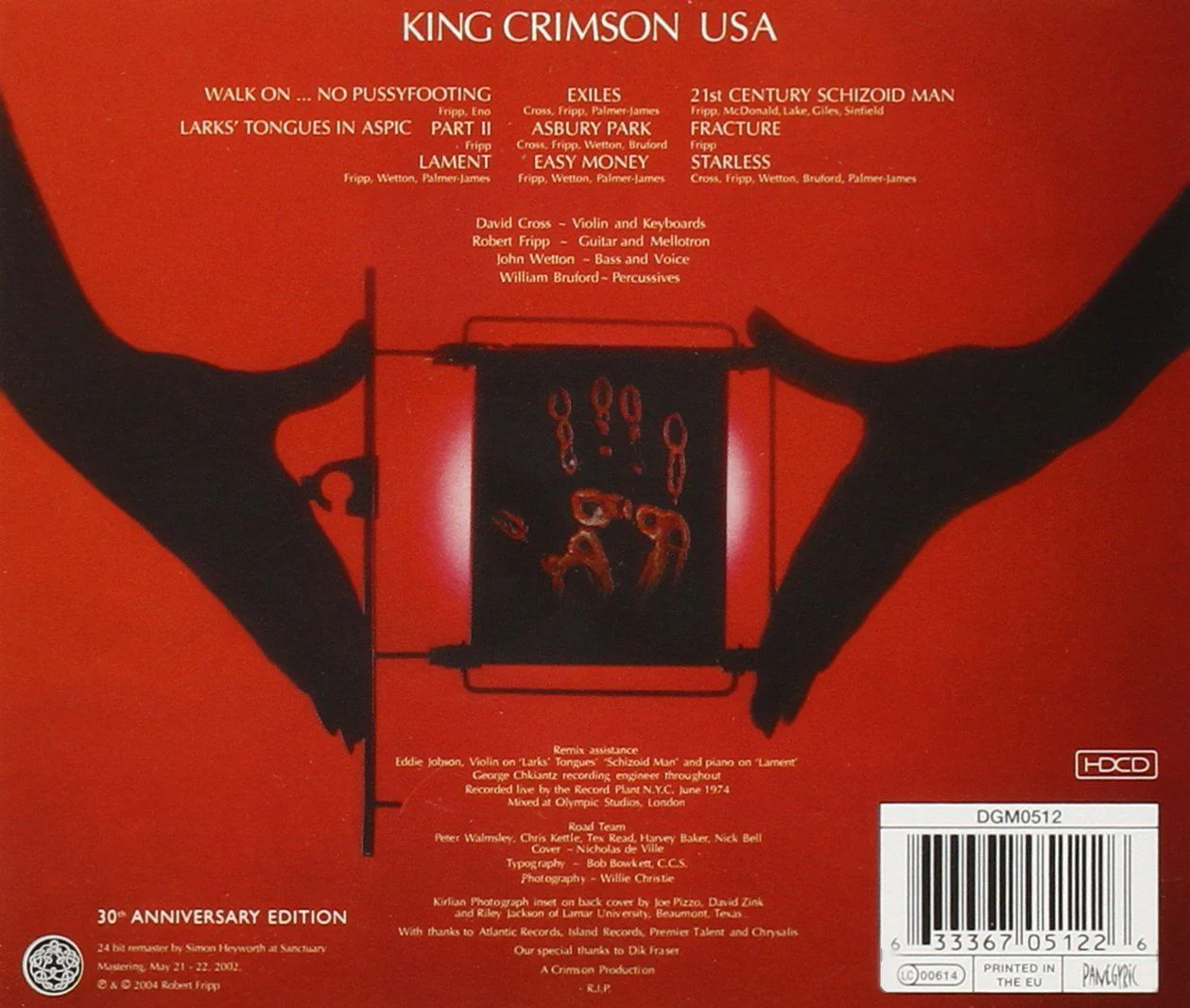 King Crimson - USA (Live) - CD - New - Image 2