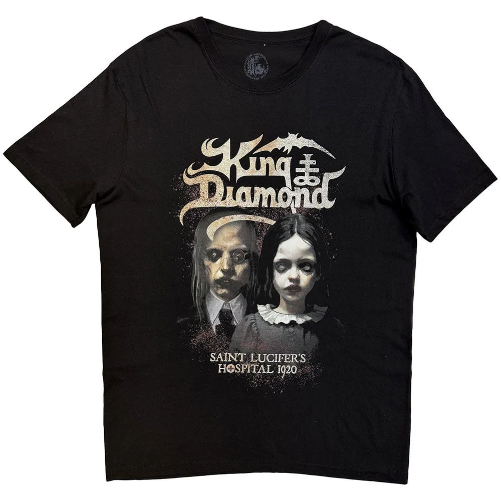 King Diamond - Saint Lucifer's Hospital 1920 Black Shirt - 100% Official Merchandise - Image 2
