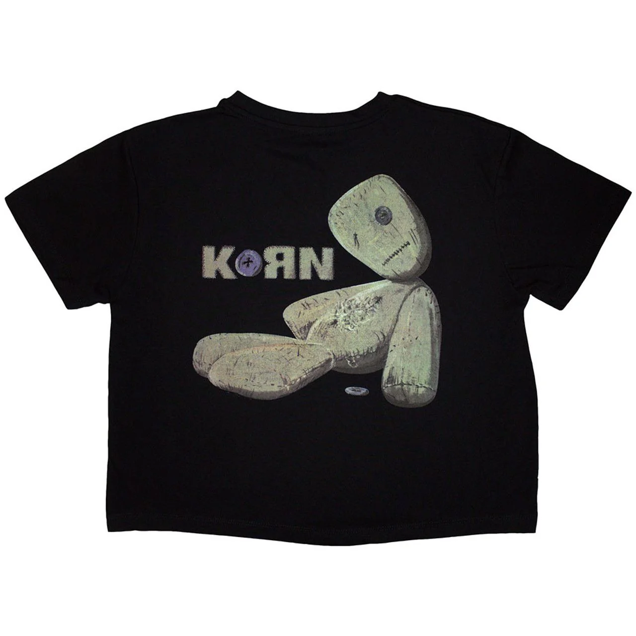 Korn - Issues Black Crop Top - 100% Official Merchandise - Image 3