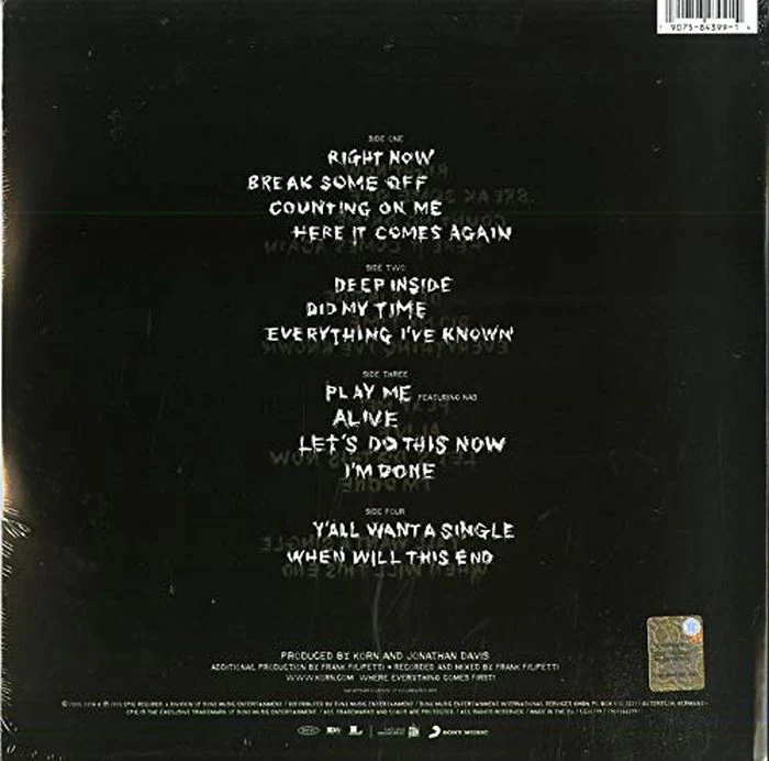 Korn - Take A Look In The Mirror (2LP) - Vinyl - New - Image 2
