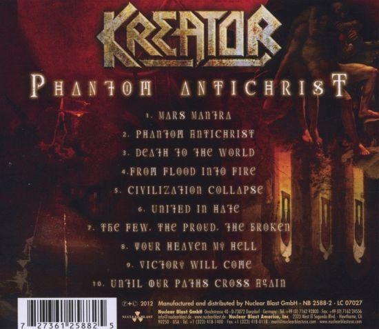 Kreator - Phantom Antichrist (U.S.) - CD - New - Image 2