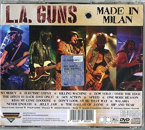L.A. Guns - Made In Milan (Deluxe Ed. CD/DVD) (R0) - CD - New - Image 2