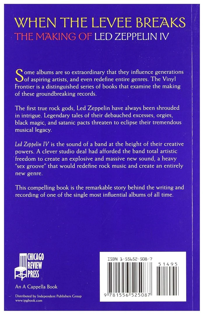 Led Zeppelin - Fyfe, Andy - When The Levee Breaks: The Making Of Led Zeppelin IV - Book - New - Image 2