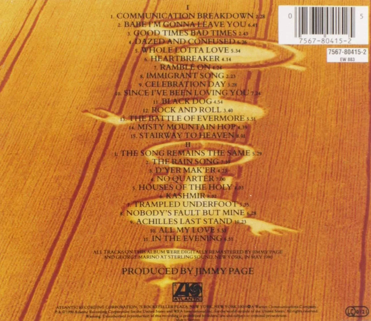 Led Zeppelin - Remasters (2CD) - CD - New - Image 2