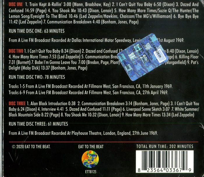 Led Zeppelin - Transmission Impossible (Radio Broadcasts) (3CD) - CD - New - Image 2