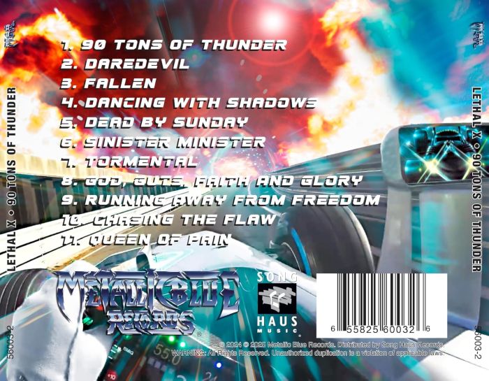 Lethal X - 90 Tons Of Thunder - CD - New - Image 2