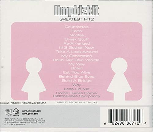 Limp Bizkit - Greatest Hitz (Euro.) - CD - New - Image 2