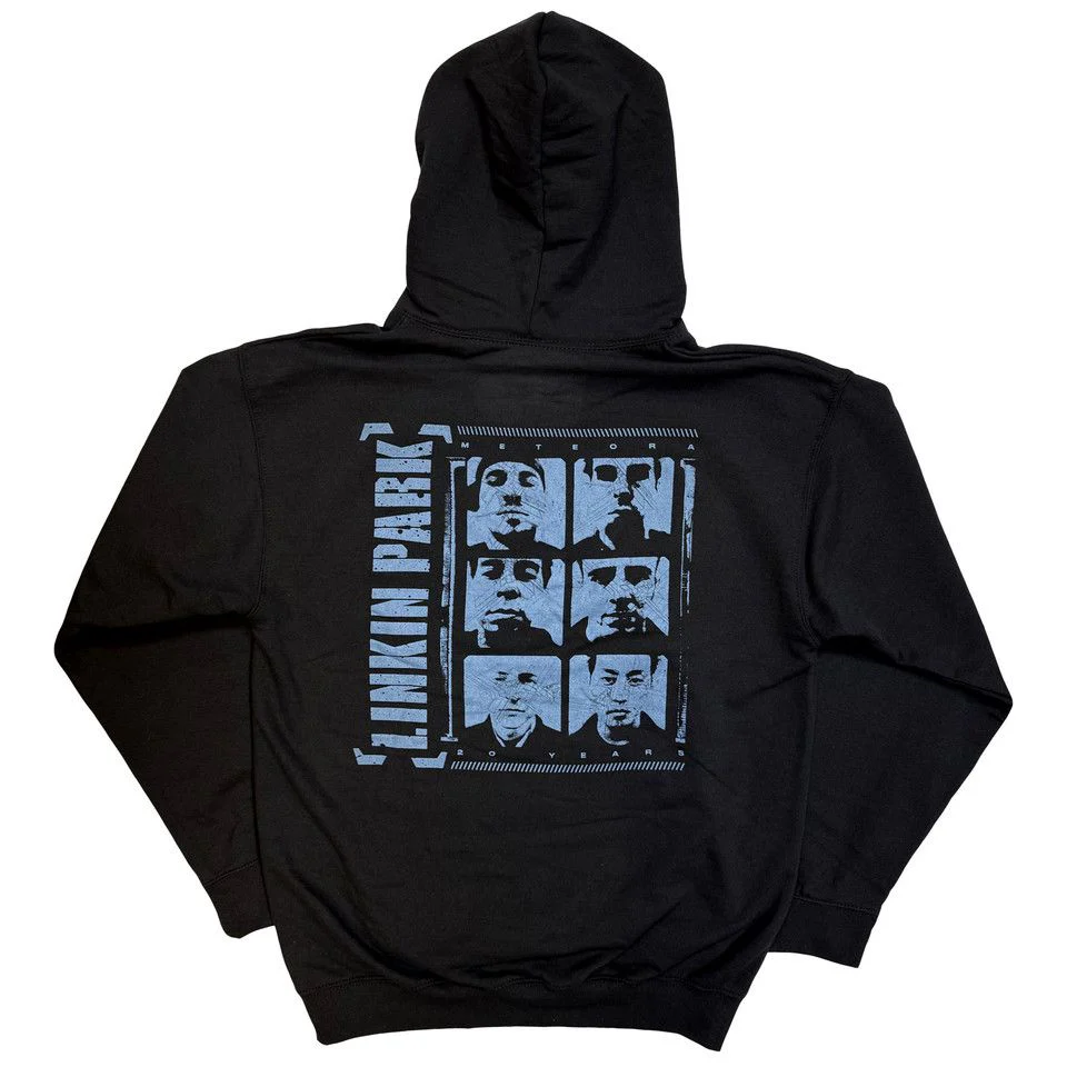 Linkin Park - Pullover Black Hoodie (Meteora Portraits) - 100% Official Merchandise - Image 3