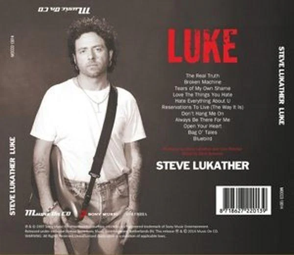 Lukather, Steve - Luke (2014 reissue) - CD - New - Image 2