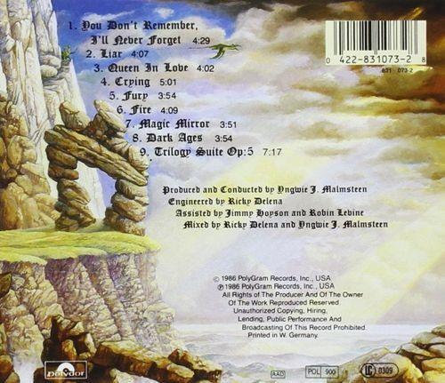Malmsteen, Yngwie J. - Trilogy - CD - New - Image 2