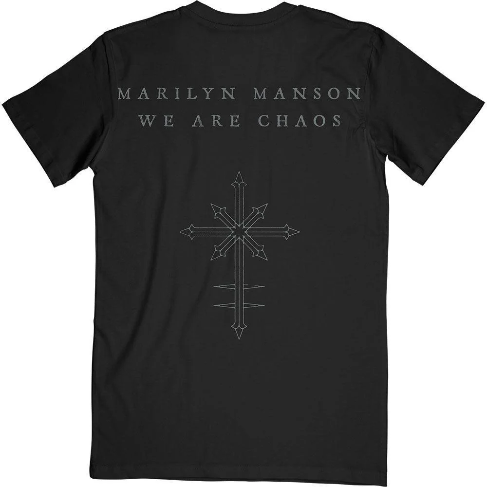 Manson, Marilyn - We Are Chaos Black Shirt - 100% Official Merchandise - Image 3