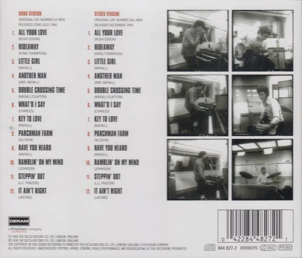 Mayall, John With Eric Clapton - Blues Breakers (Mono and Stereo versions) (1998 remaster) - CD - New - Image 2